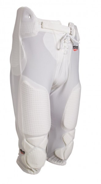 Schutt  All In One Football Pants incl. Pads & Belt - White