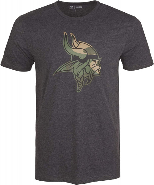 New Era Minnesota Vikings T-Shirt Grau New Era Minnesota Vikings T-Shirt Grau
