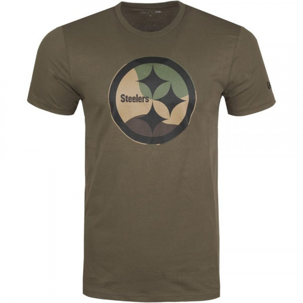New Era Pittsburgh Steelers T-Shirt Olivgrün New Era Pittsburgh Steelers T-Shirt Olivgrün