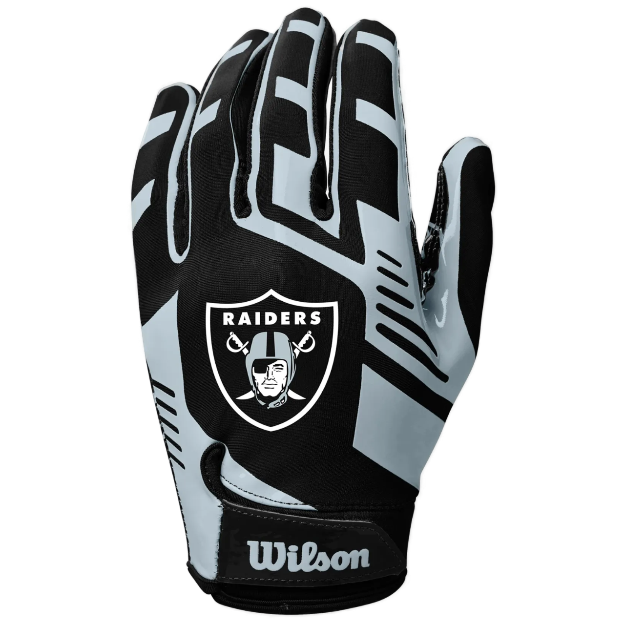 Wilson NFL Stretch Fit Football Gloves - Las Vegas Raiders Wilson NFL Stretch Fit Football Gloves - Las Vegas Raiders