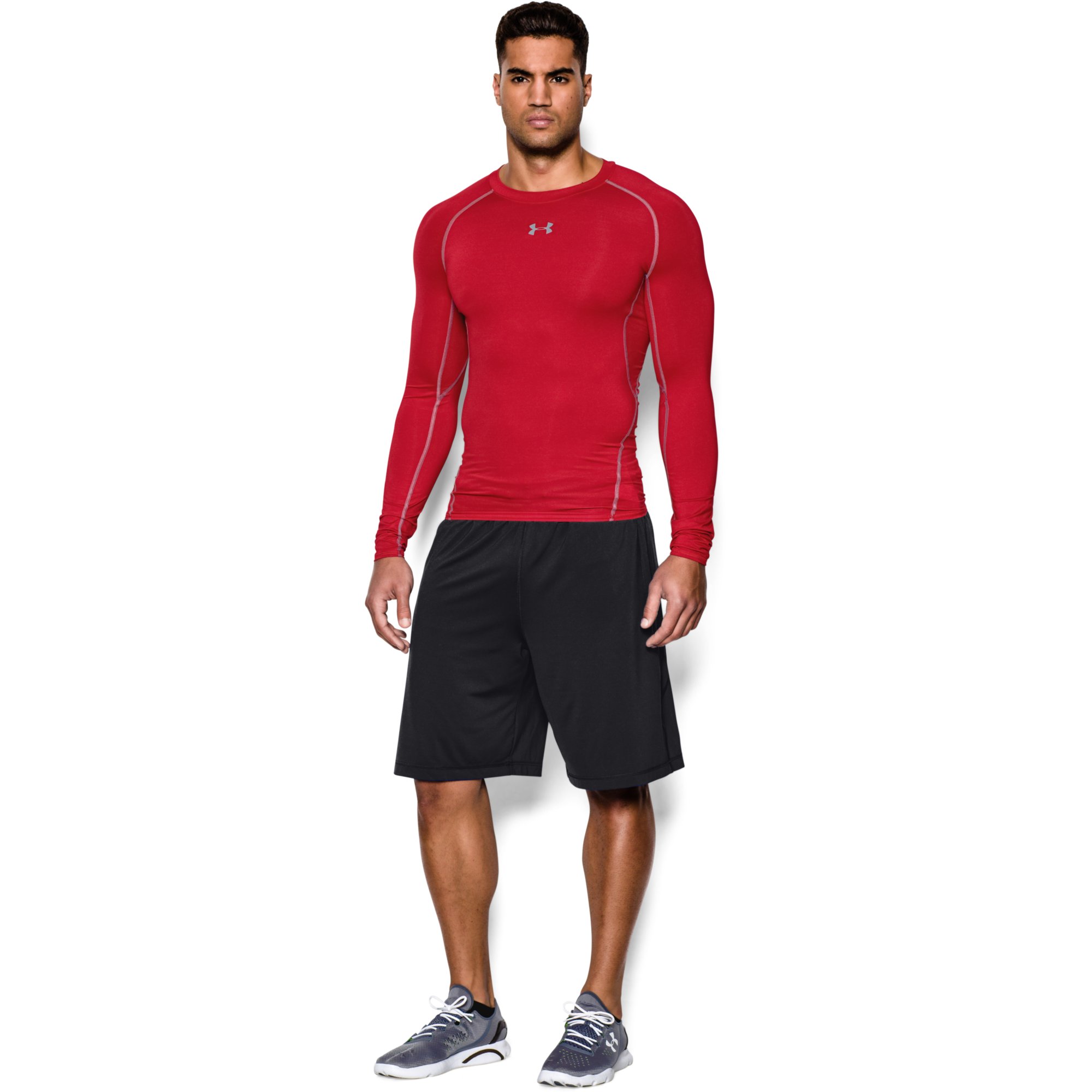 Under Armour HG Compression Longsleeve - Red 