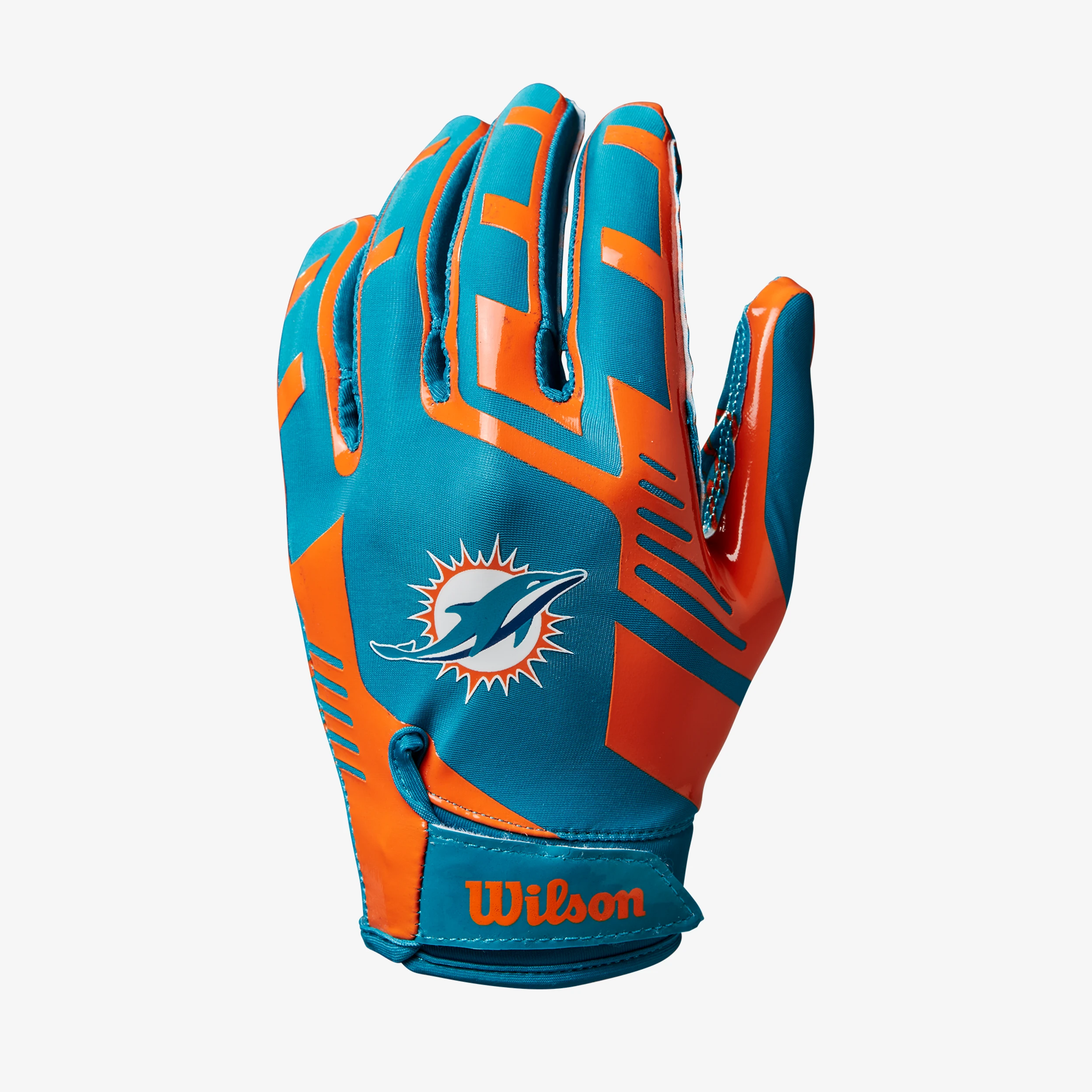 Wilson NFL Stretch Fit Football Handschuh - Miami Dolphins