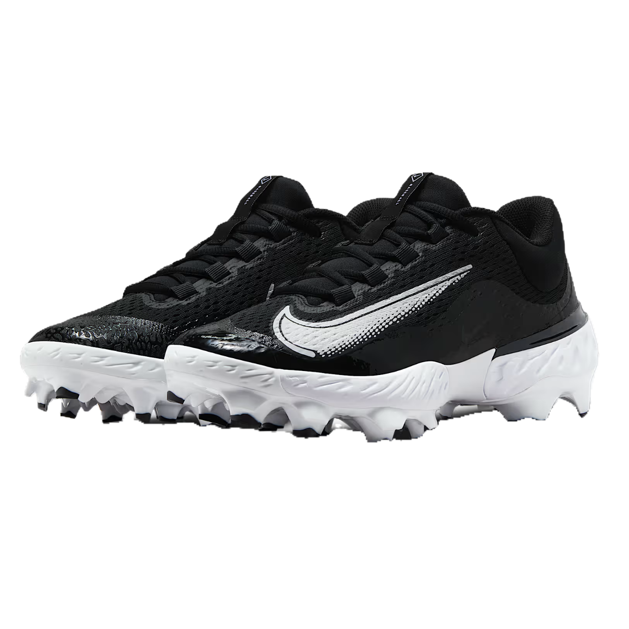 Nike Alpha Huarache Elite 4 Low MCS Baseball - Black Nike Alpha Huarache Elite 4 Low MCS Baseball - Black