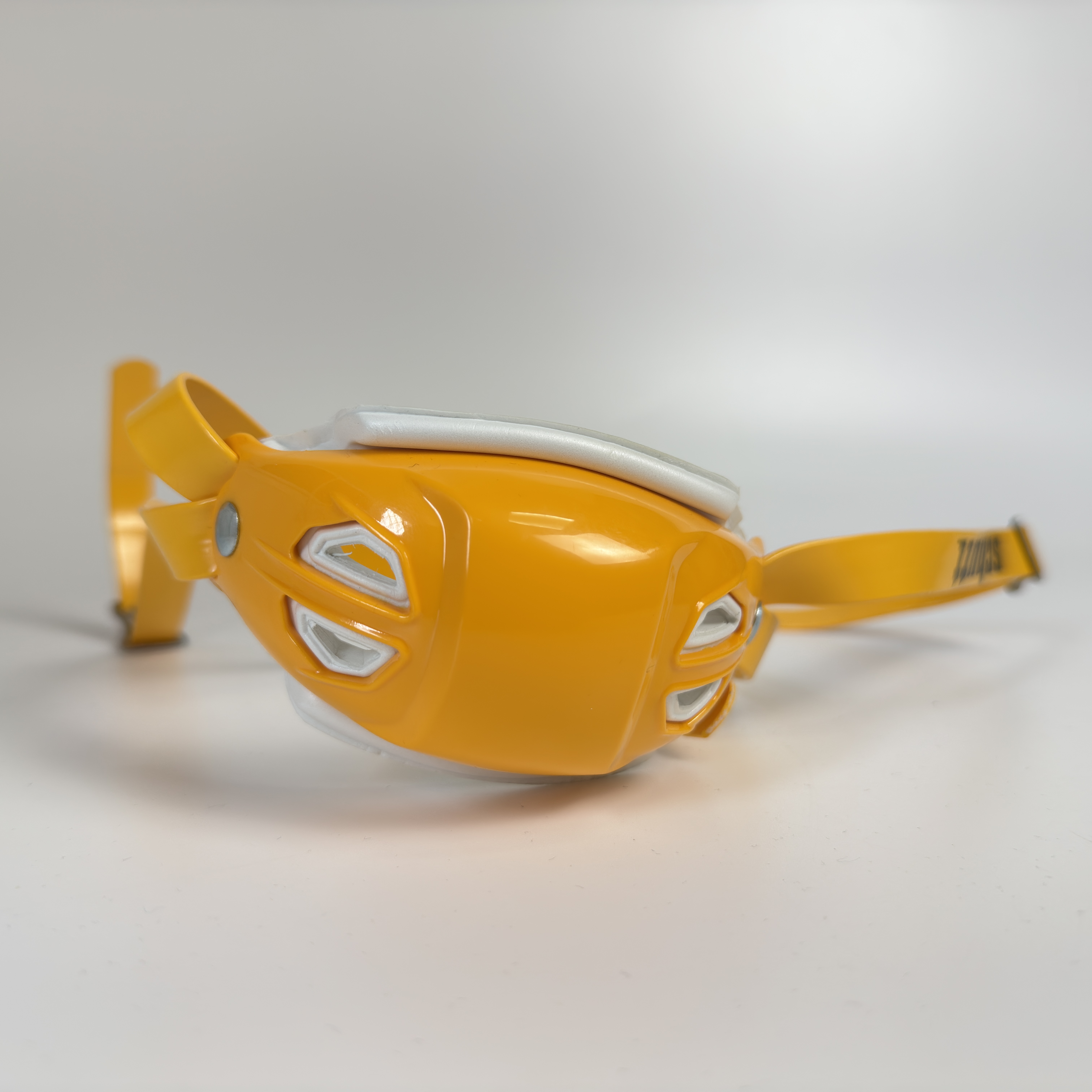  Elite Hard Cup Chin Strap - Yellow