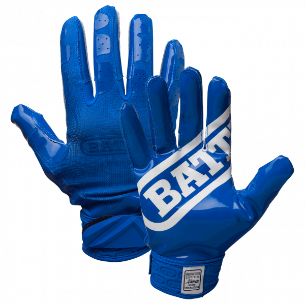BATTLE Double Threat WR Handschuh Royal Blau