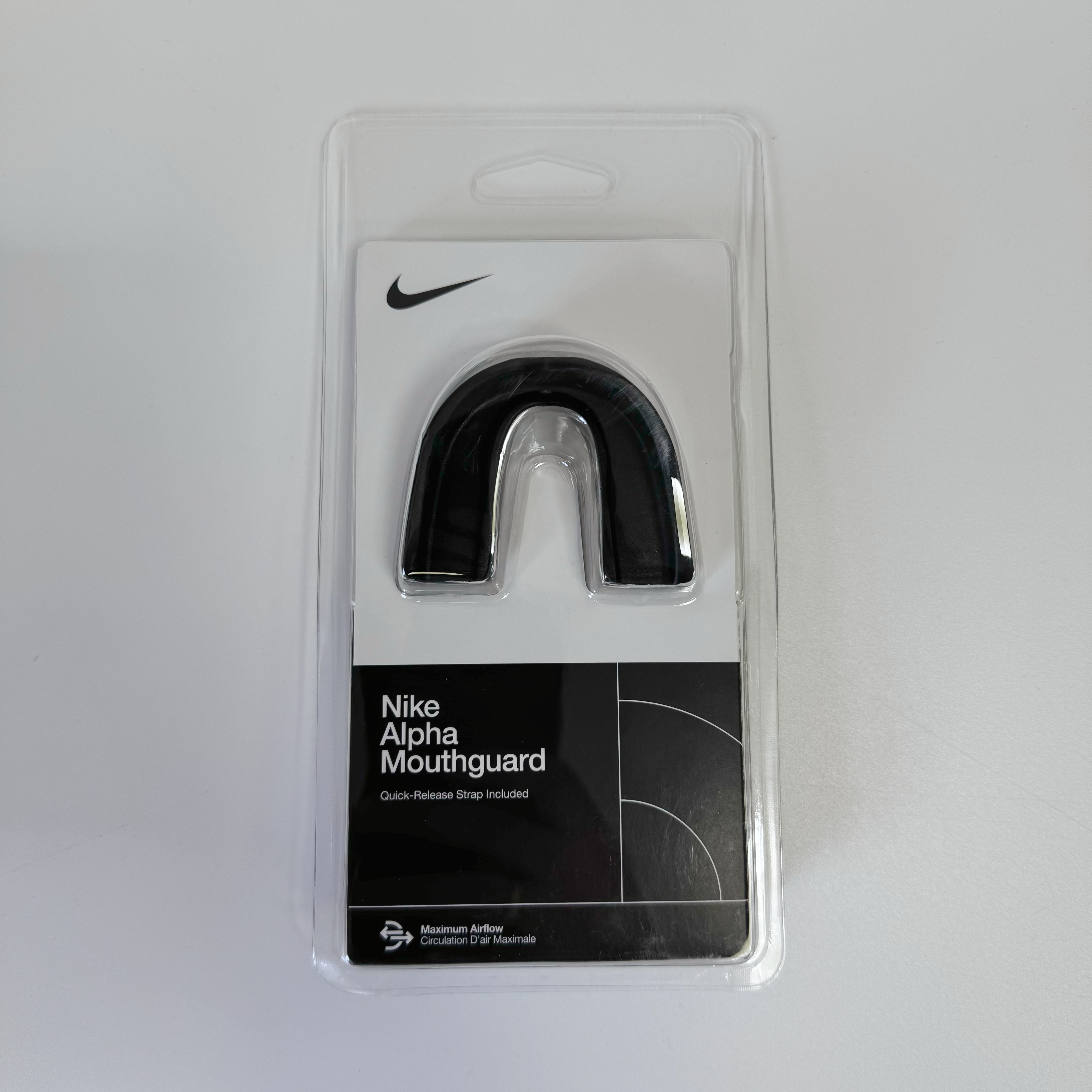 Nike Alpha Mundstück mit Band - Schwarz