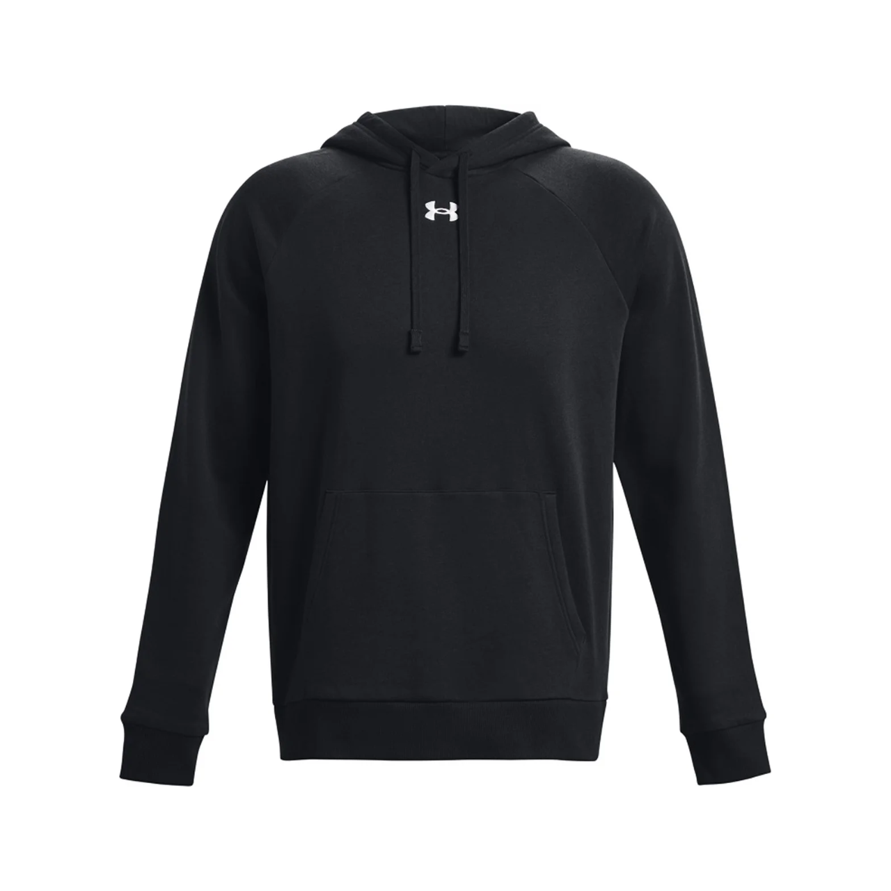 Under Armour Rival Fleece Hoodie Schwarz – Center Logo