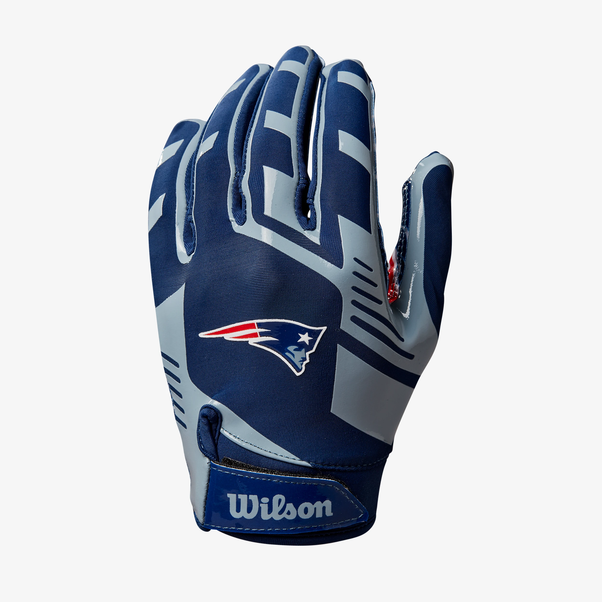 Wilson NFL Stretch Fit Football Handschuh - New England Patriots