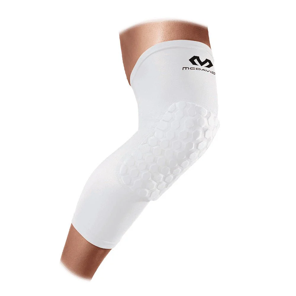 McDavid gepolsterte Leg Sleeve - Weiss