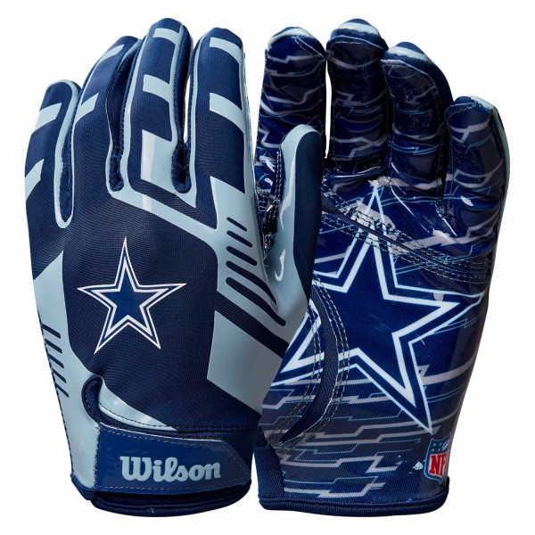 Wilson NFL Youth WR Gloves Dallas Cowboys - Main Image